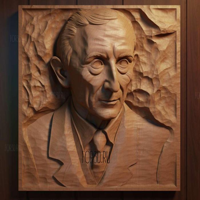 Thomas Eliot 2 stl model for CNC